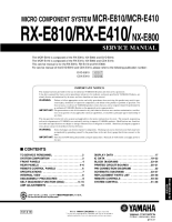 Yamaha RXE-810-Service-Manual